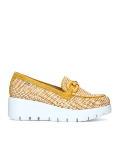 Callaghan AMAL Mocassino Zeppa Alta Intreccio Morsetto Mais