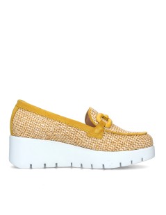 Callaghan AMAL Mocassino Zeppa Alta Intreccio Morsetto Mais