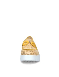 Callaghan AMAL Mocassino Zeppa Alta Intreccio Morsetto Mais