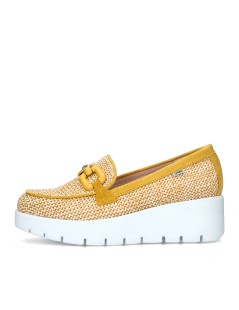 Callaghan AMAL Mocassino Zeppa Alta Intreccio Morsetto Mais