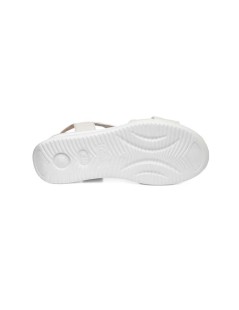 Callaghan LLANA Sandalo Zeppa Fasce Incrocio Tallone Elastico Bianco