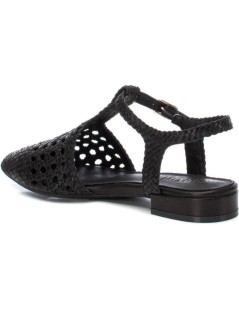 Carmela Slingback Punta Braccialetto Pelle intrecciata Nero