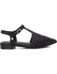 Carmela Slingback Punta Braccialetto Pelle intrecciata Nero
