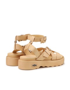 Cult Ziggy Sandalo Medio Braccialetto Fasce Caramel