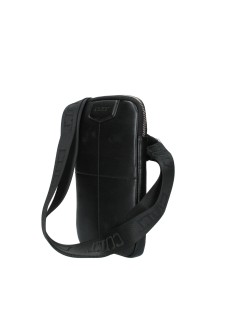 Cult Tracolla Piccola Tasca Zip Ricami Quadri Nero