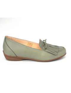 Carim Mocassino Slipon Vaschetta Frangia Nappa Edera