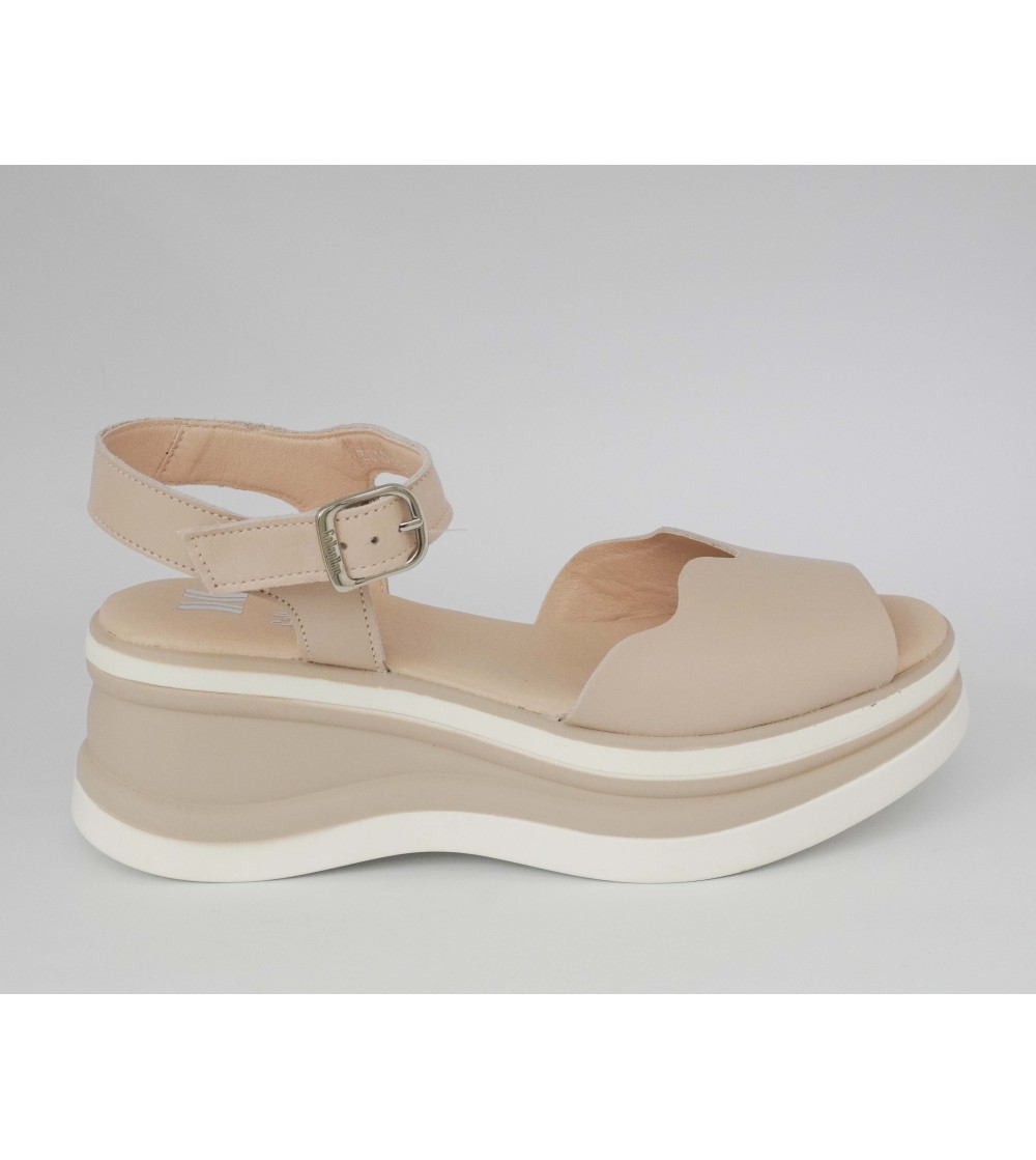 Callaghan Sandalo Zeppa Doppio Volume Braccialetto Pelle Rosa