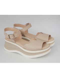 Callaghan Sandalo Zeppa Doppio Volume Braccialetto Pelle Rosa