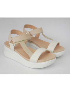 Callaghan Zeppa Fasce Multicolor Braccialetto Velcro Vaniglia