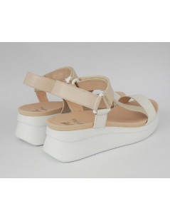 Callaghan Zeppa Fasce Multicolor Braccialetto Velcro Vaniglia