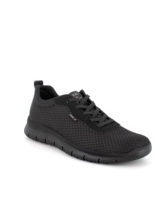 Enval Soft Sneakers Rete Lacci Elastici Nero