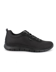 Enval Soft Sneakers Rete Lacci Elastici Nero