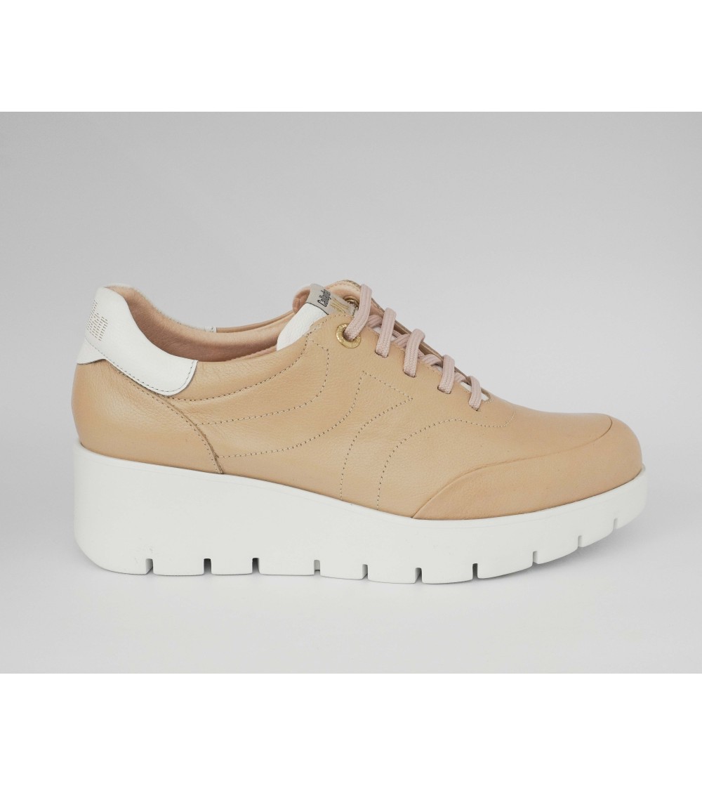 Callaghan Sneakers Donna Zeppa Media Pelle Rosa