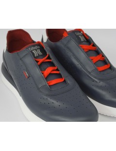 Callaghan Sneakers Uomo Alte Moses Hoga Pelle Blu Marino