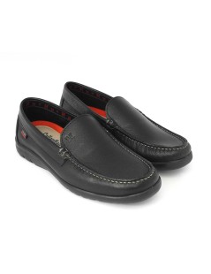 Callaghan Mocassino Uomo Vela Liscio Pelle Nero Tutto