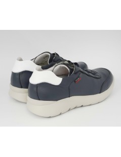 Callaghan Sneakers Uomo Slipon Laccio Elastico Nappa Blu