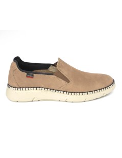 Callaghan Mocassino Uomo Slipon Circular Ideal Nabuk Taupe