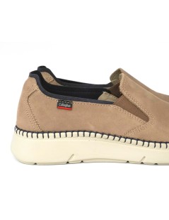 Callaghan Mocassino Uomo Slipon Circular Ideal Nabuk Taupe