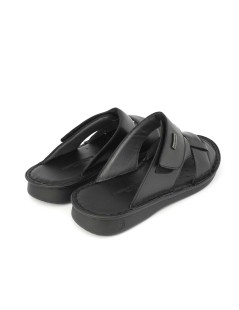 Baldassarri F Ciabatta 2 Fasce Memory Nappa Nero