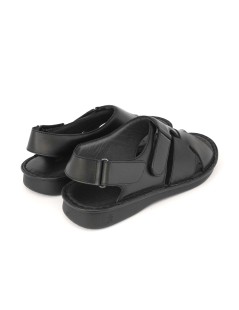 Baldassarri F Sandalo Incrocio Memory Nappa Nero