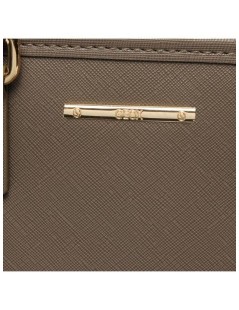 Geox ETHENI Bualetto Doppio Manico Zip con Bottoni Bronzo