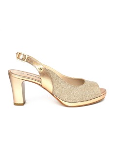 Valleverde Sandalo Cerimonia Plateau Glitter Laminato Platino Rose Gold