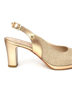 Valleverde Sandalo Cerimonia Plateau Glitter Laminato Platino Rose Gold