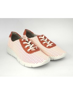 Arcopedico Sneakers Donna Juno Traforate Bianco Argilla