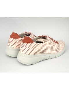 Arcopedico Sneakers Donna Juno Traforate Bianco Argilla