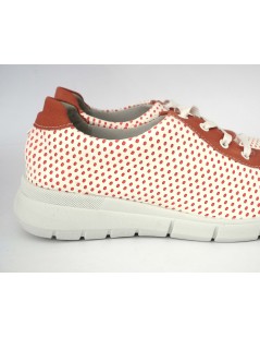 Arcopedico Sneakers Donna Juno Traforate Bianco Argilla