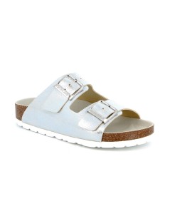 Grunland Ciabatta Bio Birk Arizona 2 Fibbie Argento