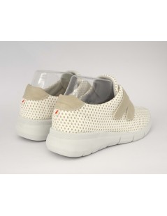 Arcopedico Sneakers Doppio Velcro Traforate Bianco