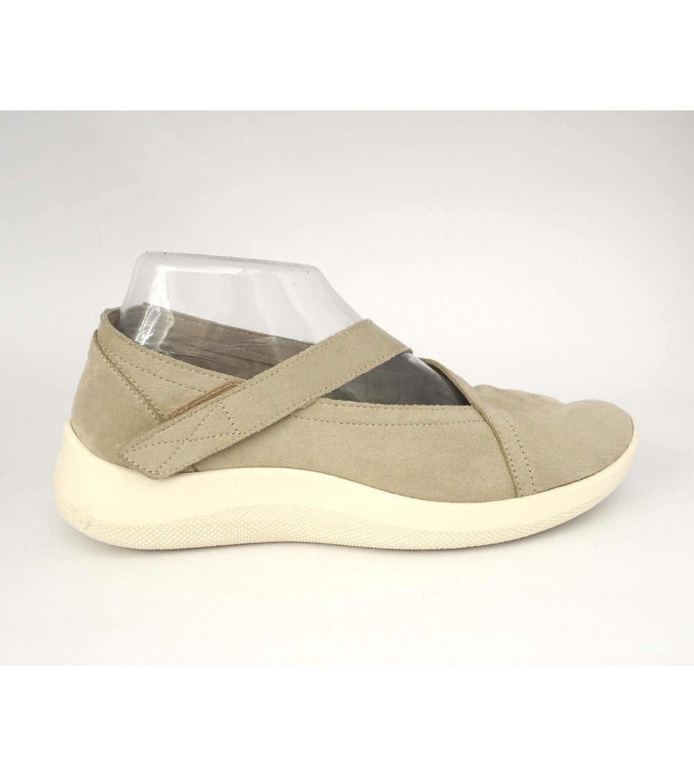 Arcopedico Slipon Plantare Arches Sport con Velcro Deserto