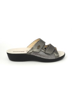 Valleverde Ciabatta Predisposta 2 Velcro Elastic Antracite