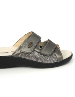 Valleverde Ciabatta Predisposta 2 Velcro Elastic Antracite