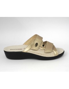 Valleverde Ciabatta Predisposta 2 Velcro Elastic Platino