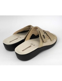 Valleverde Ciabatta Predisposta 2 Velcro Elastic Platino