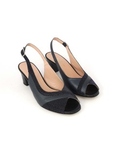 Soffice Sogno Sandalo Classic Inserto Glitter Perlato Blu