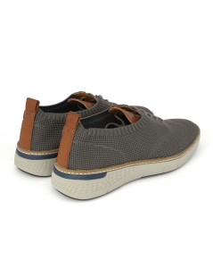 Valleverde Stringata Slipon Tessuto Laccetto Grigio