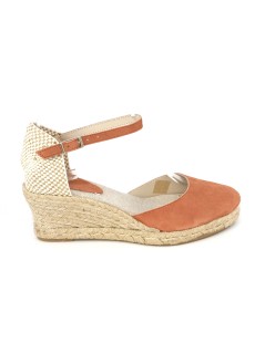 Ska Sandali Espadrillas Punta Chiusa Braccialetto Cipria