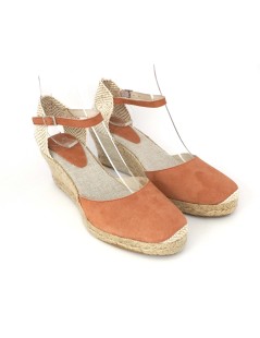 Ska Sandali Espadrillas Punta Chiusa Braccialetto Cipria