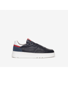 Nero Giardini Sneakers Uomo Cassetta Traforata Pelle Blu