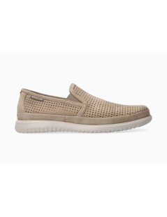 Mephisto Slipon Mocassino Tiago Nabuk Traforato Sabbia