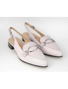 MOT-Clè Slingback Tacco Basso Morsetto Pelle Glicine