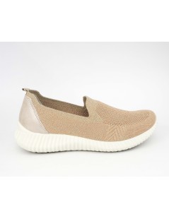 IGI &Co Sneakers Slipon Tessuto Elastico Memory Cipria