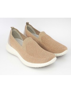 IGI &Co Sneakers Slipon Tessuto Elastico Memory Cipria