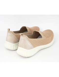 IGI &Co Sneakers Slipon Tessuto Elastico Memory Cipria