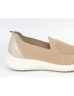 IGI &Co Sneakers Slipon Tessuto Elastico Memory Cipria