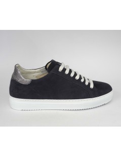 Grunland Sneakers Donna Cassetta Camoscio Blu