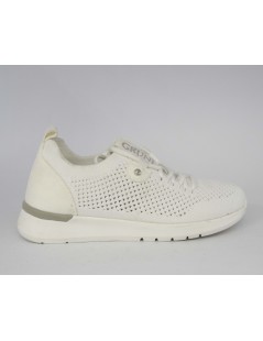 Grunland Sneakers Donna Ultra Leggera Tessuto Traforato Bianco